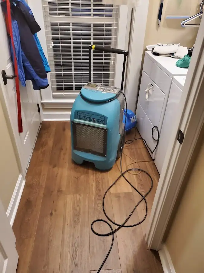 Commercial dehumidifier deployed for Flood Damage Cleanup in Sanford