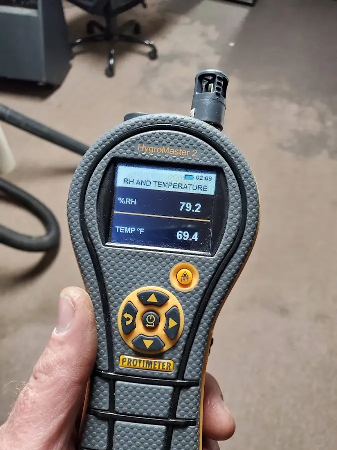 Moisture meter humidity assessment for Fire & Smoke Damage Restoration in Sanford